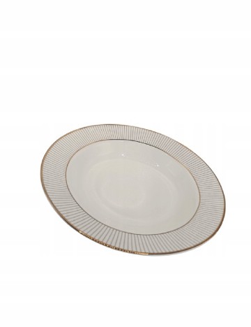 Farfurie Amely Jones, ecru