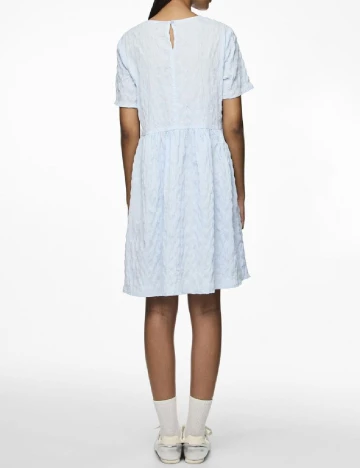 Rochie scurta Pieces, albastru