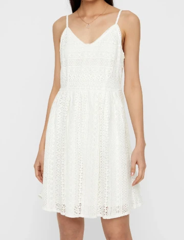 Rochie scurta Vero Moda, alb