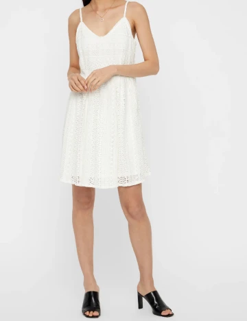 Rochie scurta Vero Moda, alb