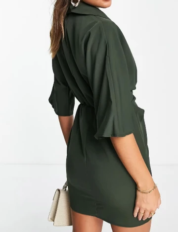 Rochie scurta ASOS, verde Verde