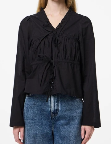 Bluza Pieces, negru