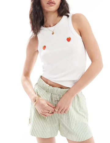 Maiou Pieces, alb Alb