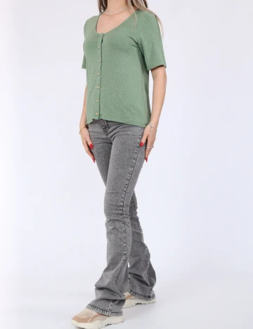 Tricou Pieces, verde