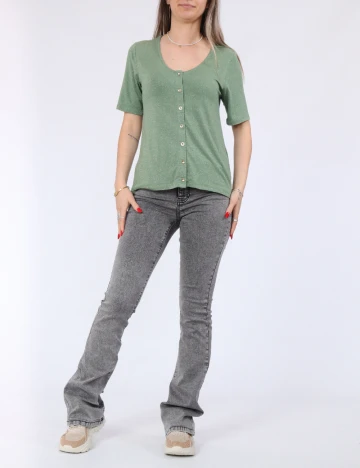 Tricou Pieces, verde