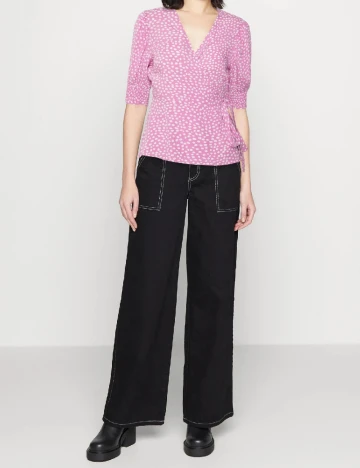 Bluza Pieces, mov