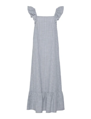 Rochie lunga Pieces, albastru
