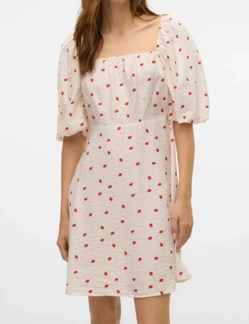 Rochie scurta Vero Moda, ecru