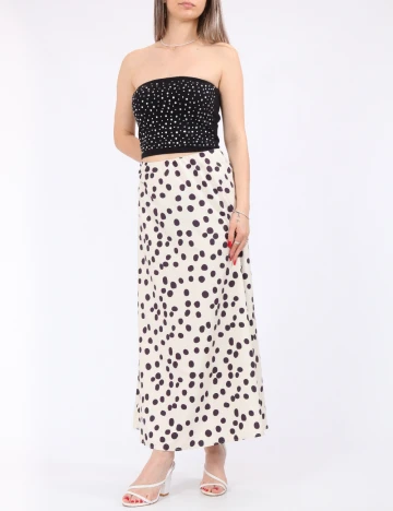 Fusta Vero Moda, crem