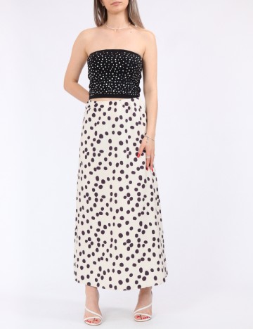 Fusta Vero Moda, crem