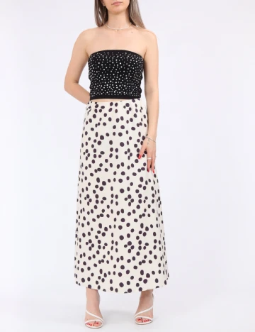 Fusta Vero Moda, crem