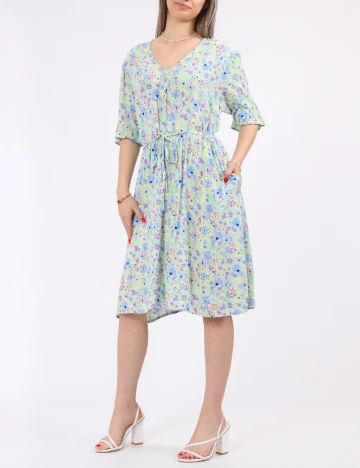 Rochie scurta Pieces, mix culori