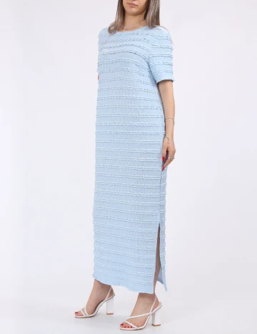 Rochie lunga Pieces, bleu