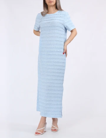 Rochie lunga Pieces, bleu