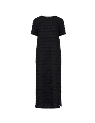 Rochie lunga Pieces, negru