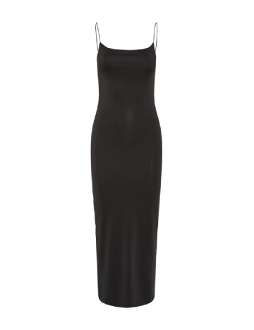 Rochie lunga Pieces, negru