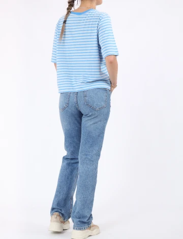 Tricou Pieces, albastru