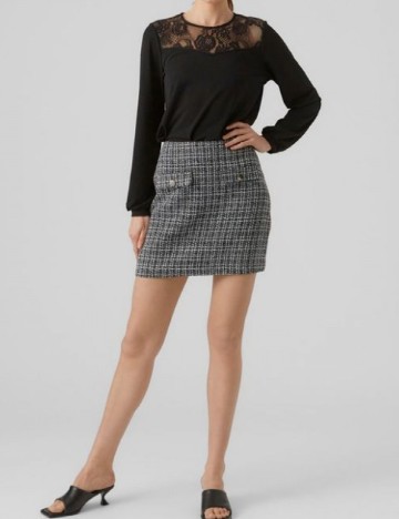 
						Fusta Vero Moda, negru