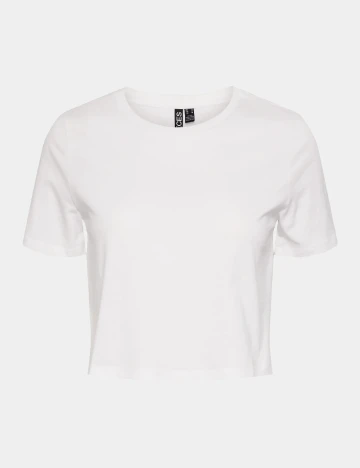 Tricou Pieces, alb