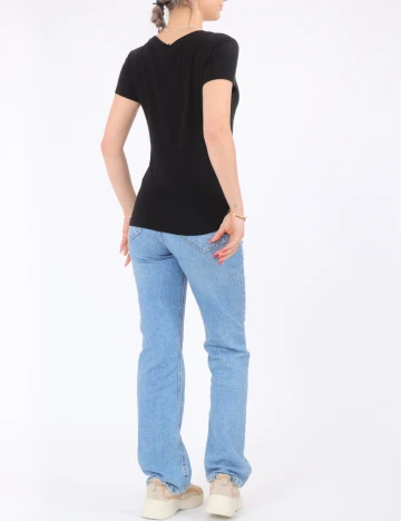 Tricou Pieces, negru