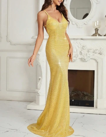 Rochie lunga SHEIN, galben Galben