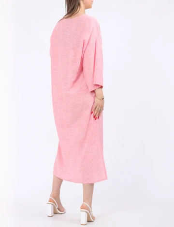 Rochie medie Pieces, roz Roz