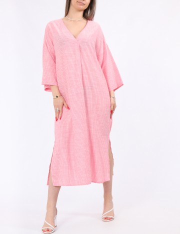 Rochie medie Pieces, roz