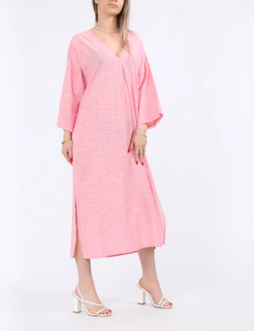 Rochie medie Pieces, roz Roz