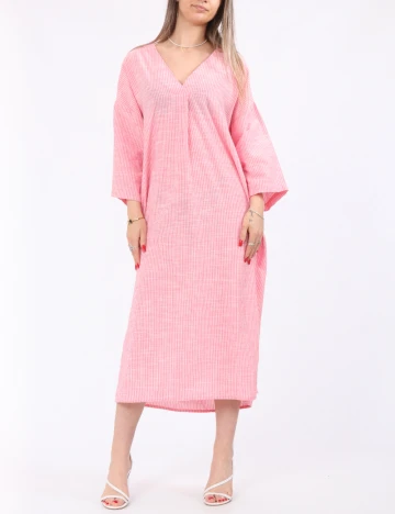 Rochie medie Pieces, roz Roz