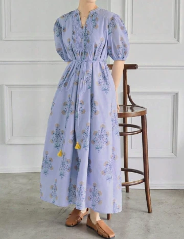 Rochie lunga Friful, mov Mov