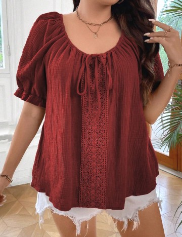 
						Bluza SHEIN CURVE, rosu