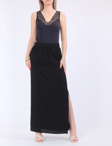 
						Fusta Pieces, negru