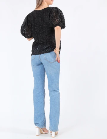 Bluza Pieces, negru