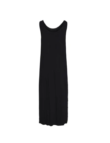 Rochie lunga Pieces, negru