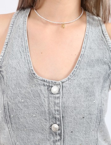 Top Vero Moda, gri