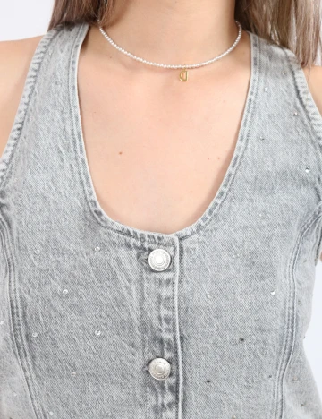 Top Vero Moda, gri