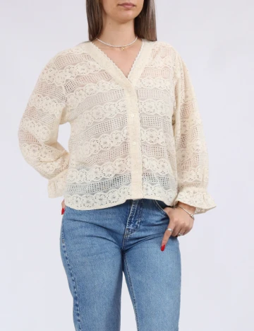 Camasa Pieces, crem