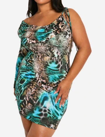 Rochie scurta Boohoo, mix culori