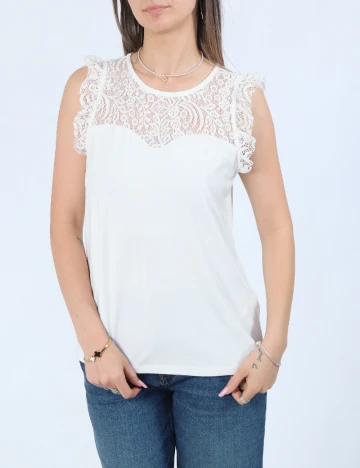 Bluza Vero Moda, alb