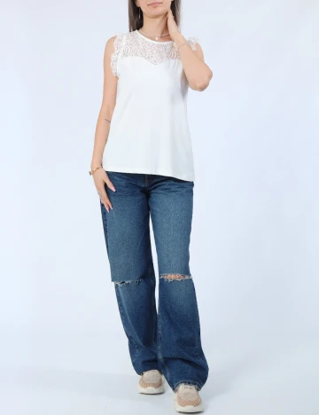 Bluza Vero Moda, alb