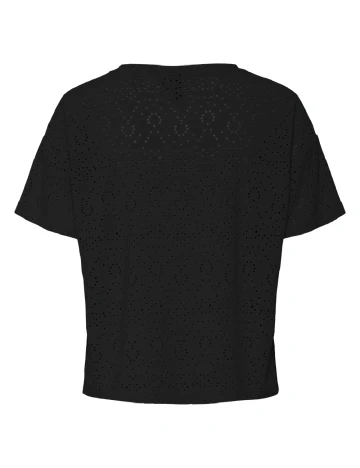 Tricou Pieces, negru Negru