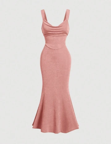 Rochie lunga SHEIN, roz Roz