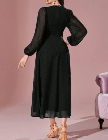 Rochie lunga SHEIN, negru Negru