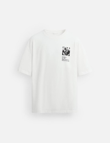 Tricou Zara, alb