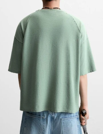 Tricou Oversize Zara, verde