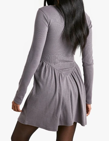 Rochie scurta Boohoo, mov