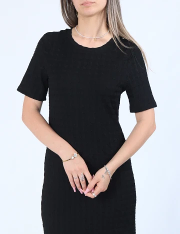 Rochie lunga Pieces, negru