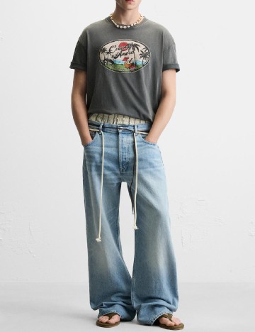
						Tricou Zara, gri
