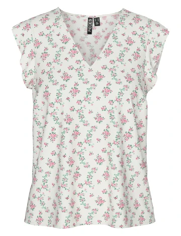 Bluza Pieces, alb