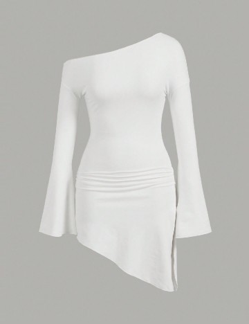 
						Rochie de plaja SHEIN, alb